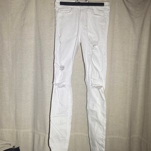 White Hollister jeans